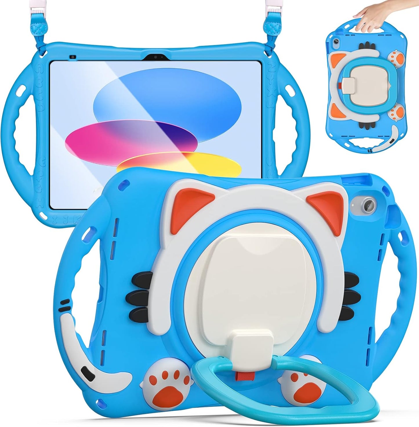 BATYUE Rugged Protective Case for iPad 11th/10th Gen Kids