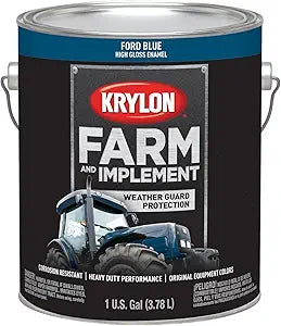 Krylon Farm & Implement Paint Gallons Ford Blue for Durable Finish