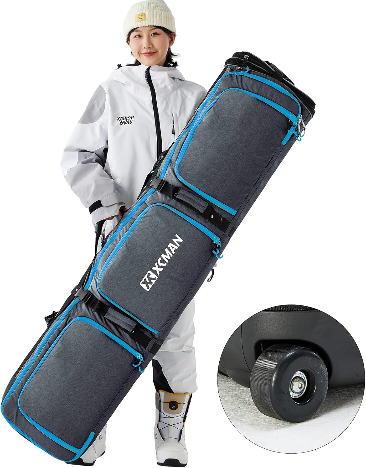 XCMAN Adjustable Roller Bag: Easy Length Control