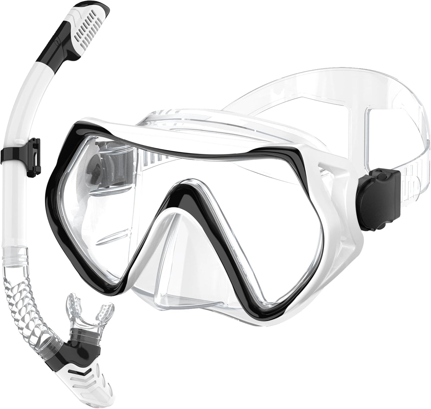 180 Panoramic Anti-Fog Snorkel Set - Free Breathing & Diving