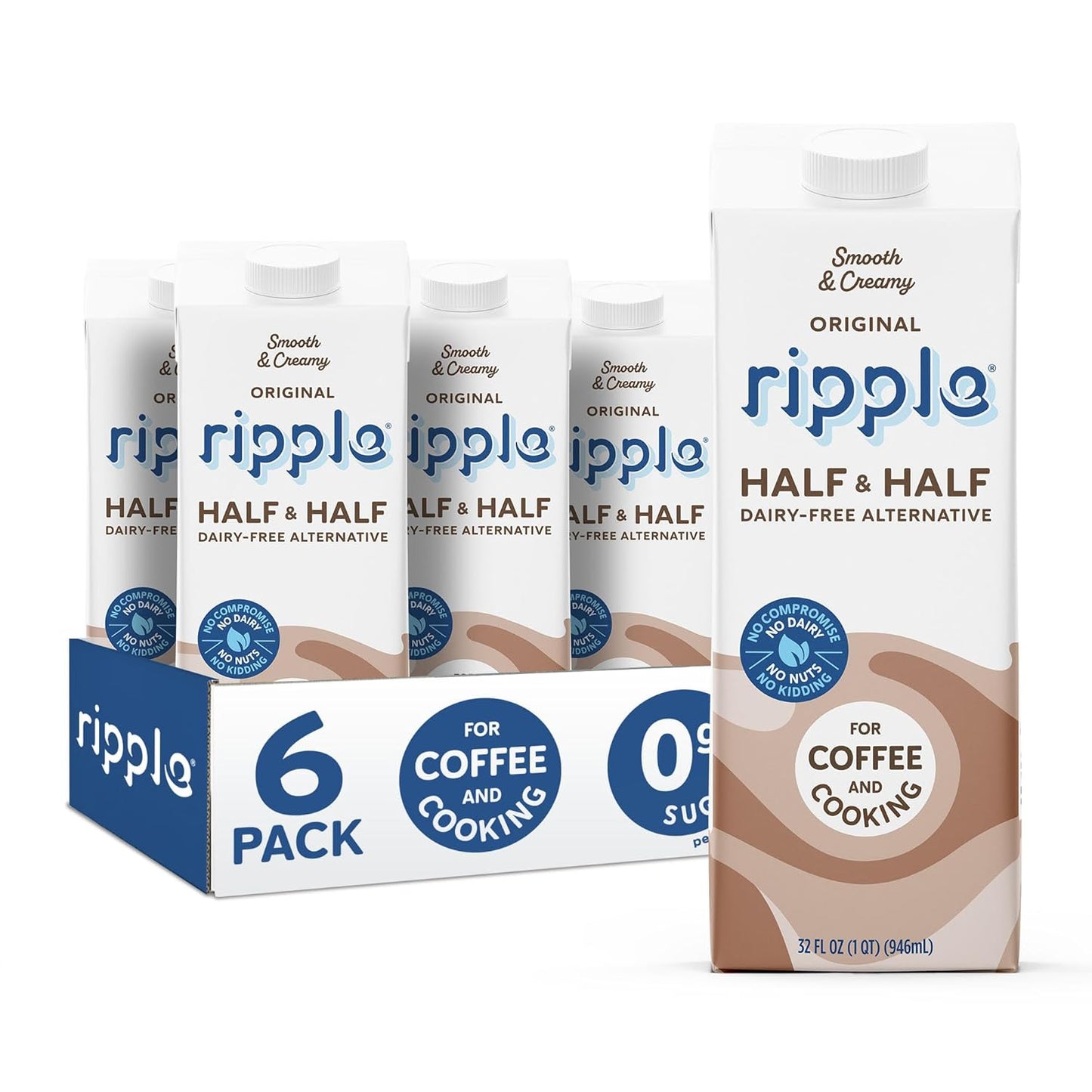 Ripple Plant Based Milk with Pea Protein - Dairy Free & Vegan
