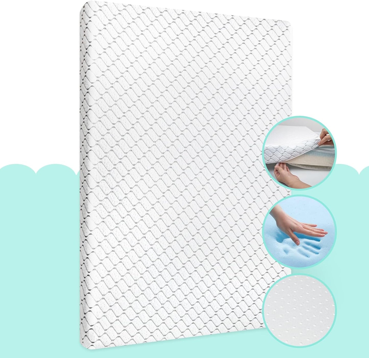 Pack and Play Mattress with Memory Foam for Ultimate Comfort