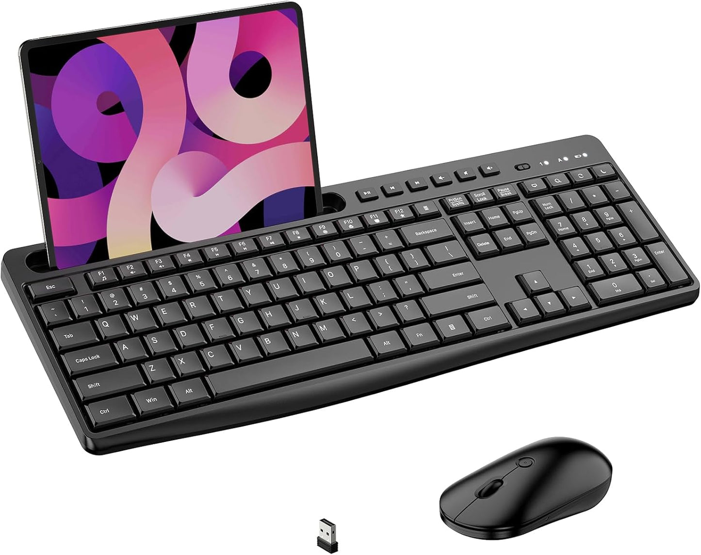 Acebaff Wireless Keyboard Mouse Combo - Quiet, Efficient