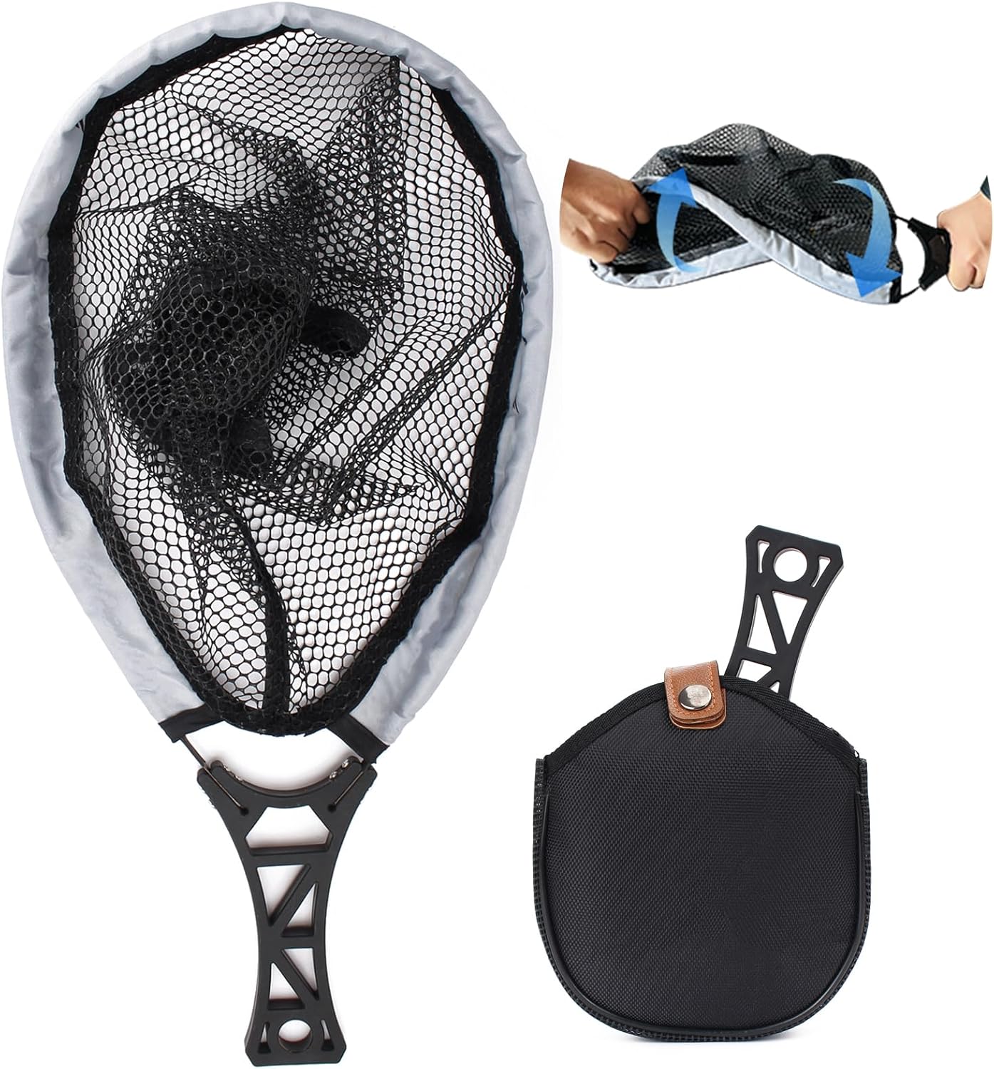 Compact Fly Fishing Net - Easy Trout Release