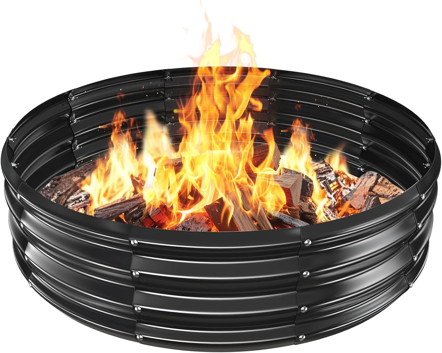 Metal Fire Pit Ring for Outdoor Gatherings and Camping Fun