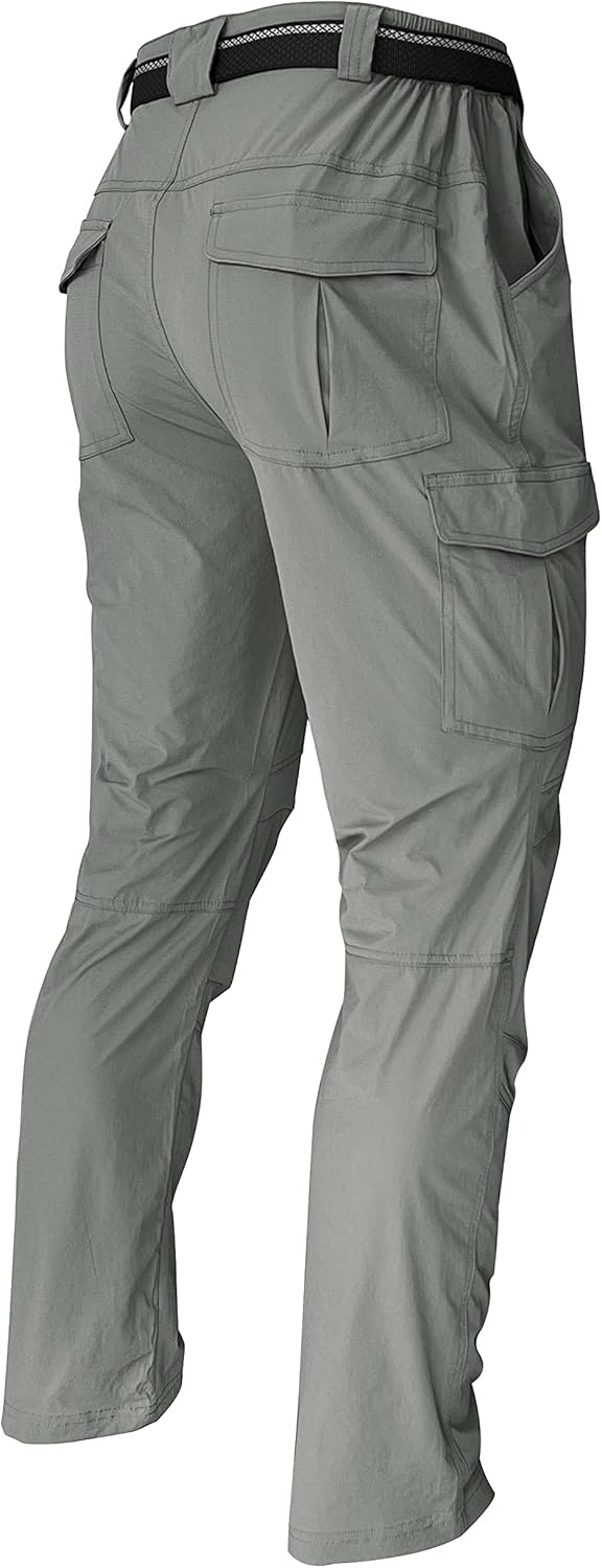 Quick-Dry Waterproof Cargo Pants with 6 Pockets