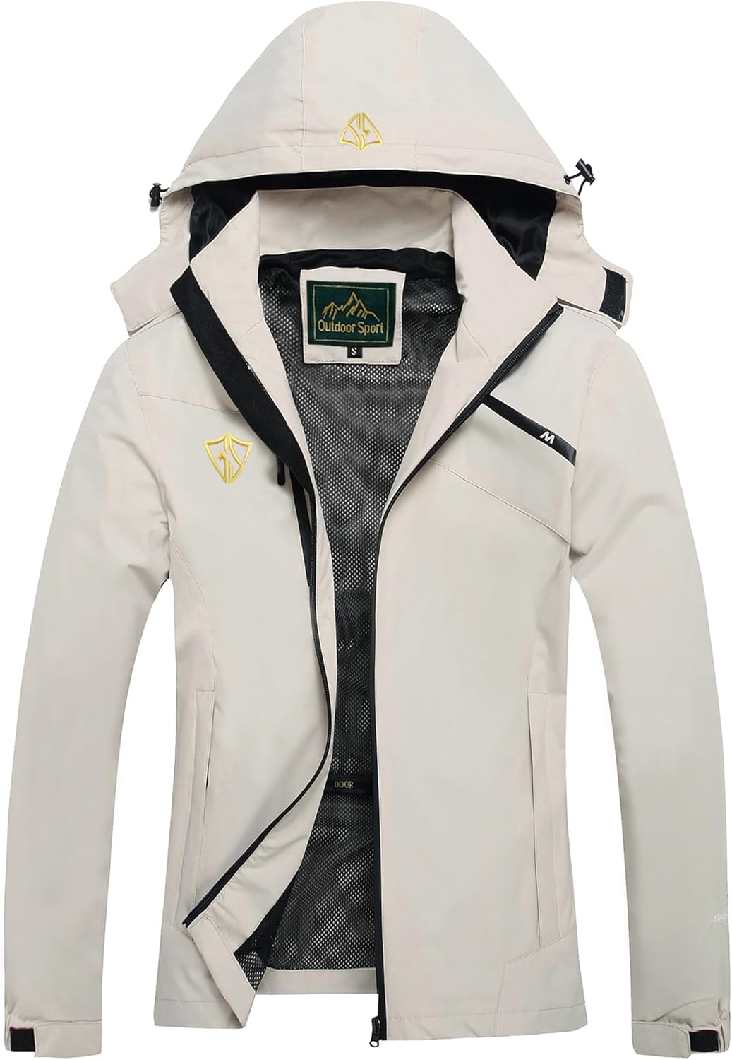 GIISAM Women's Waterproof Rain Jacket for All Weather Adventures