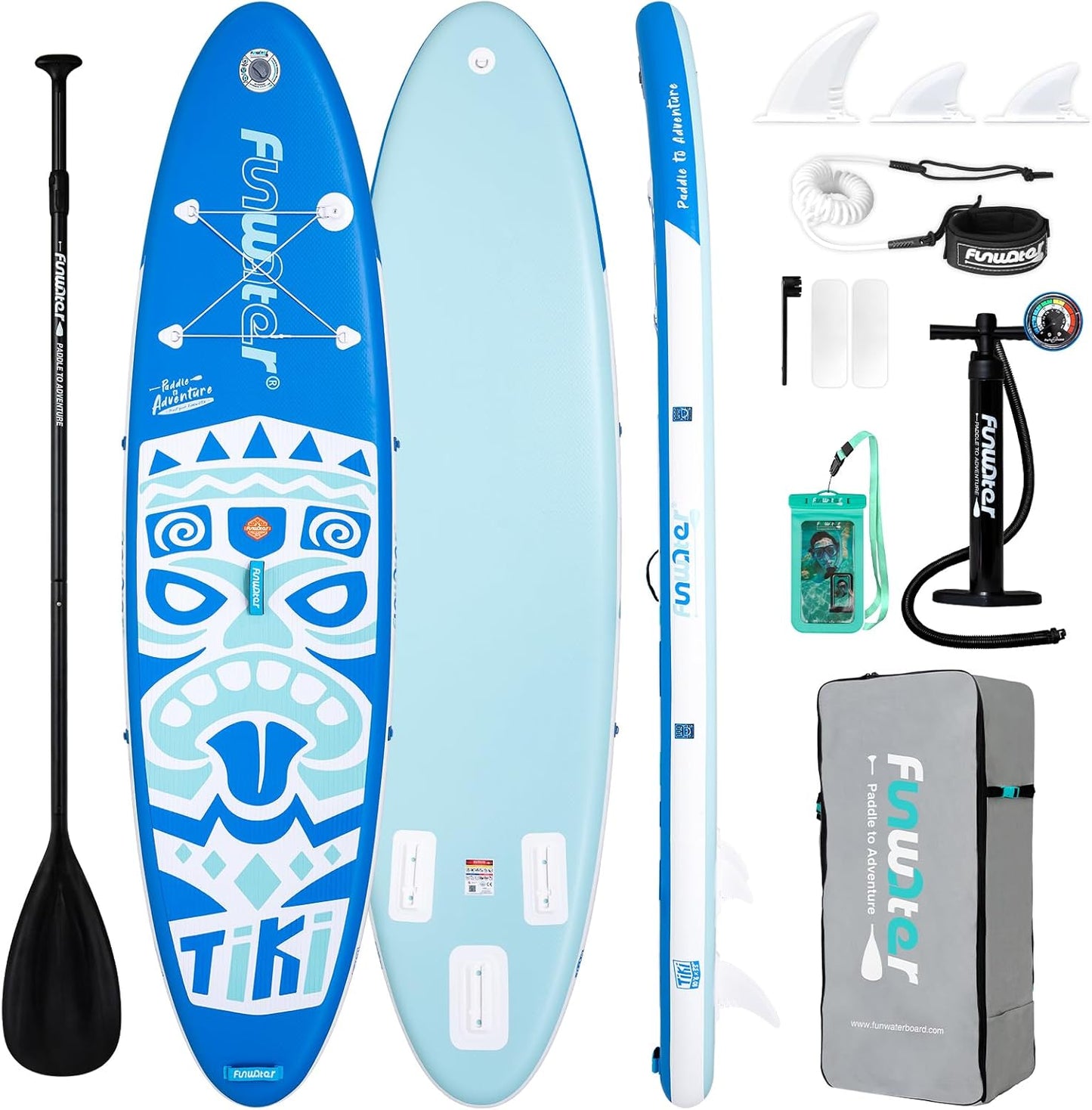 FunWater Inflatable Stand Up Paddle Board for All Skill Levels