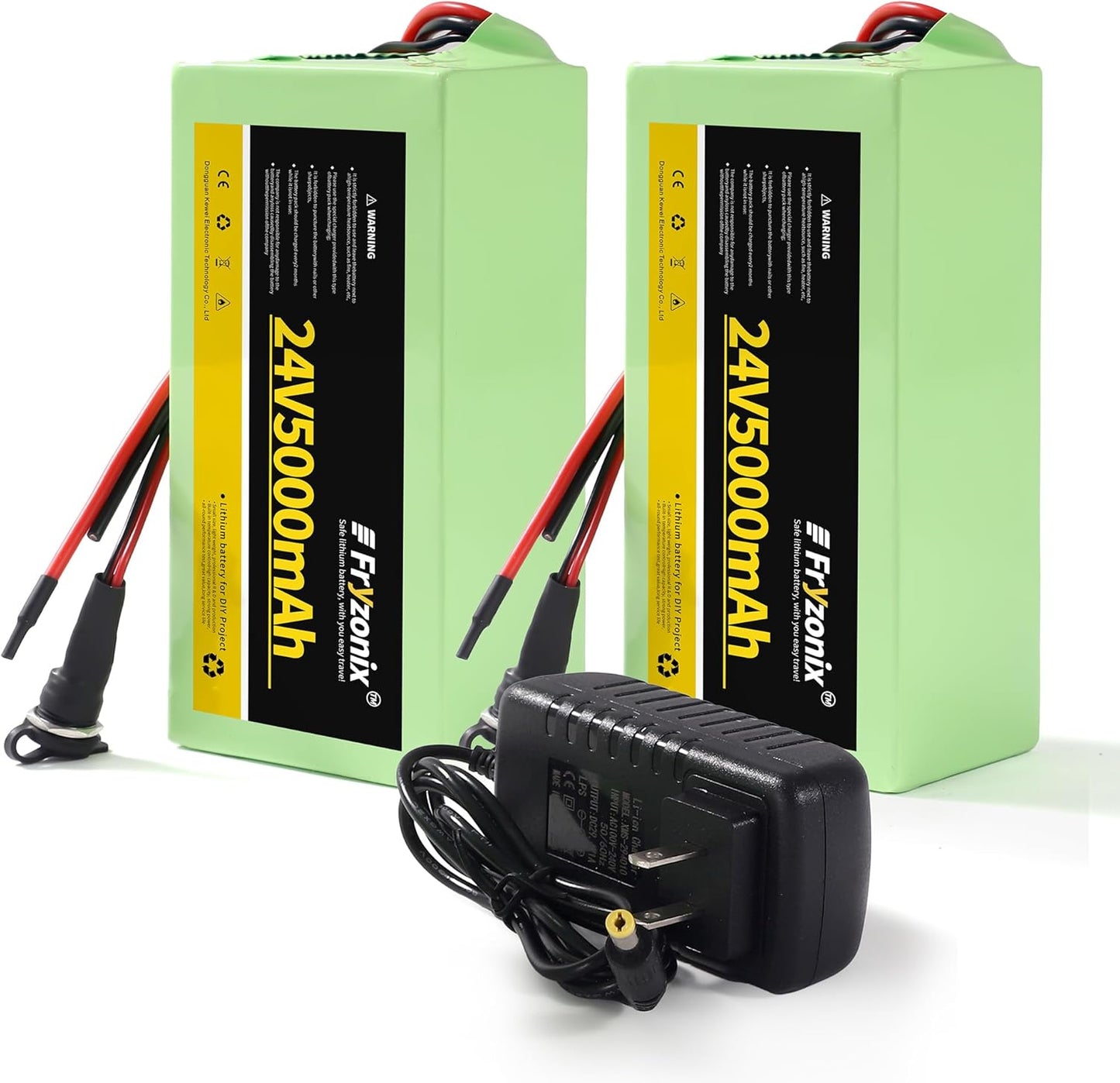 24V 5Ah Lithium Battery with Charger for Kids Ride-On Cars