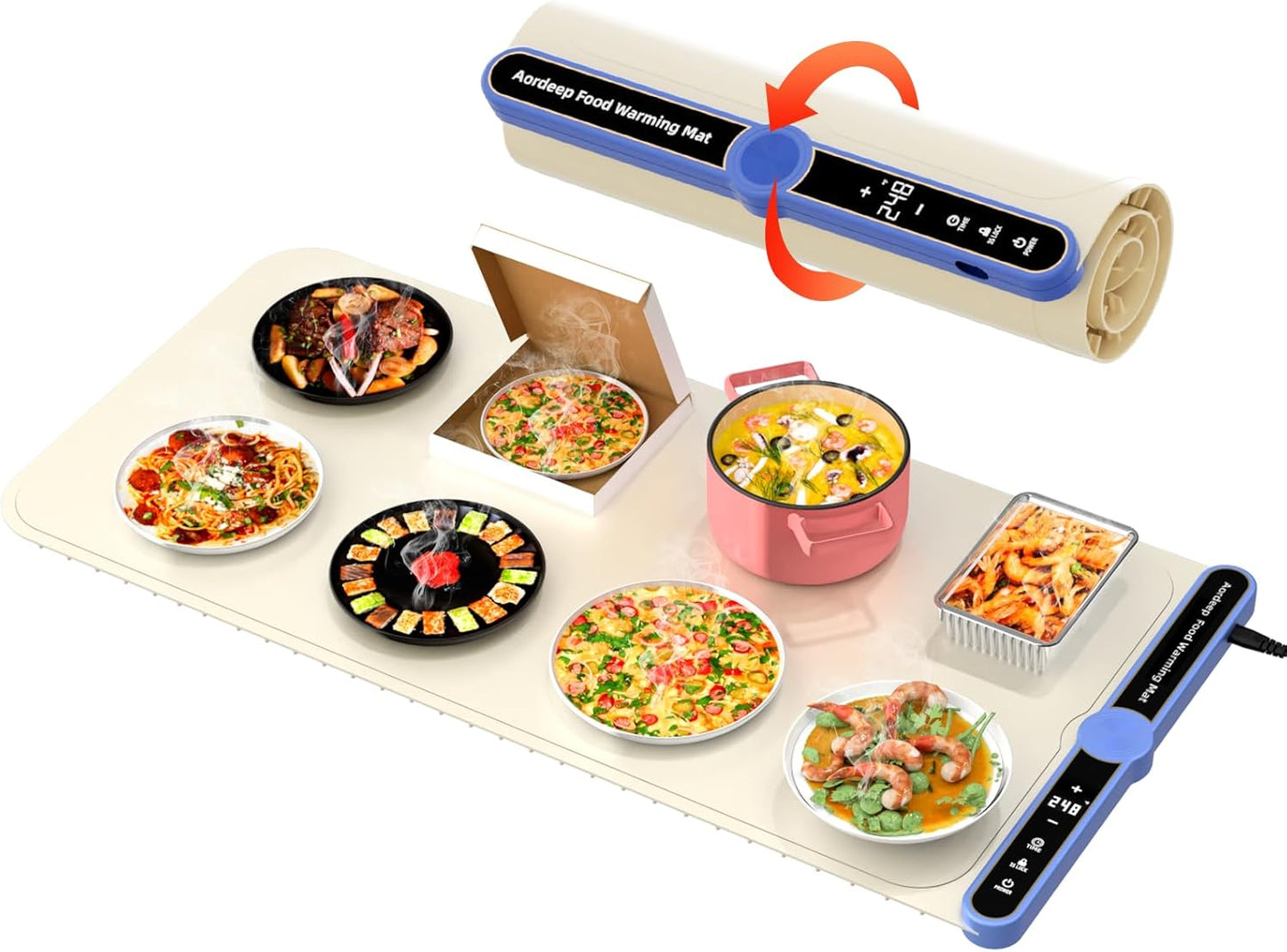 Silicone Food Warmers for Parties Buffet XL: 32in x 15in Mat