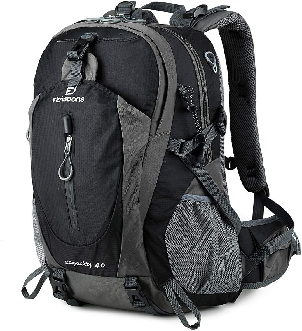 FENGDONG 40L Waterproof Backpack - Ultimate Travel Companion!