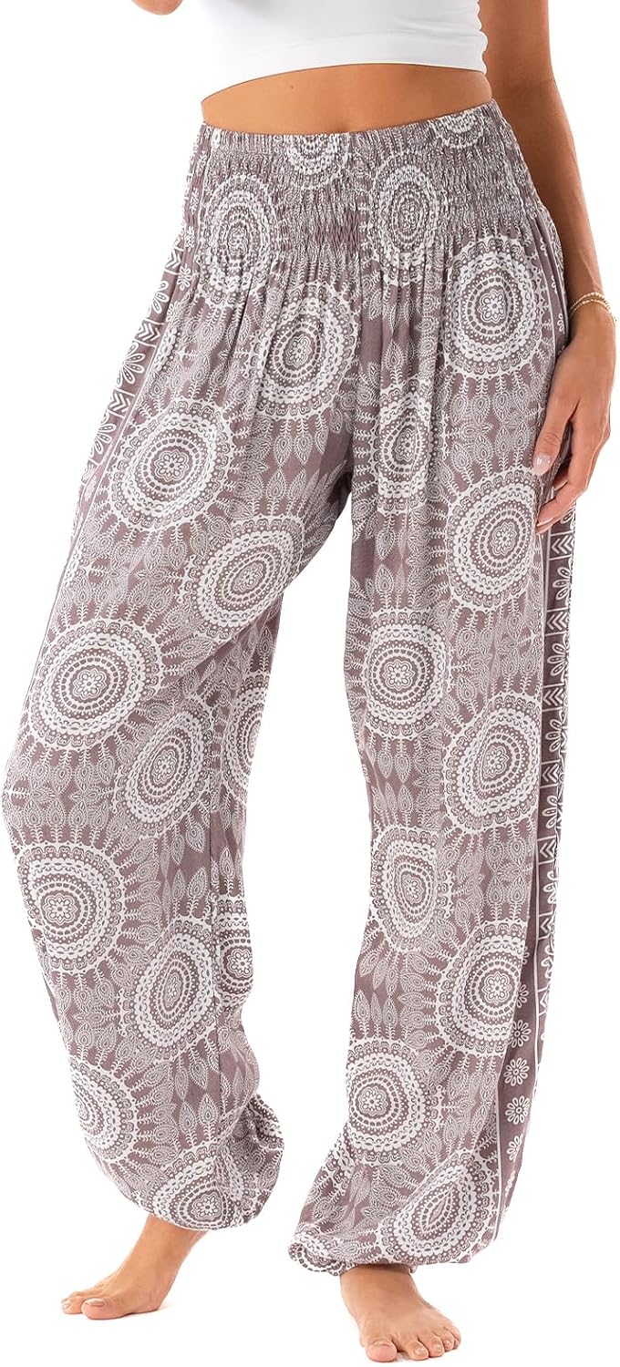 Lotus and Luna Women's Harem Pants for Beach & Lounge Style