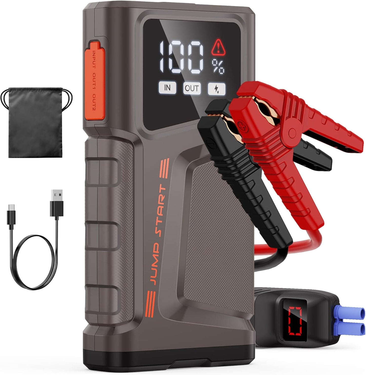 Ultimate Power on the Go with NUSICAN 2000A Jump Starter