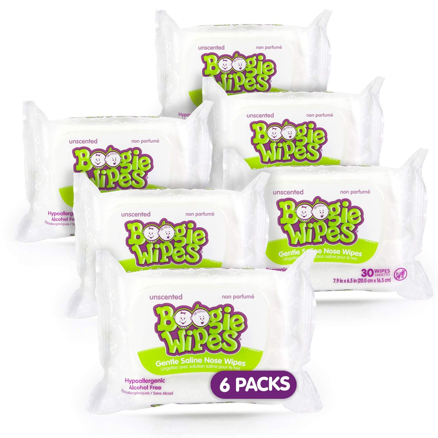 Boogie Saline Nose Wipes: Gentle Care for Baby & Kids