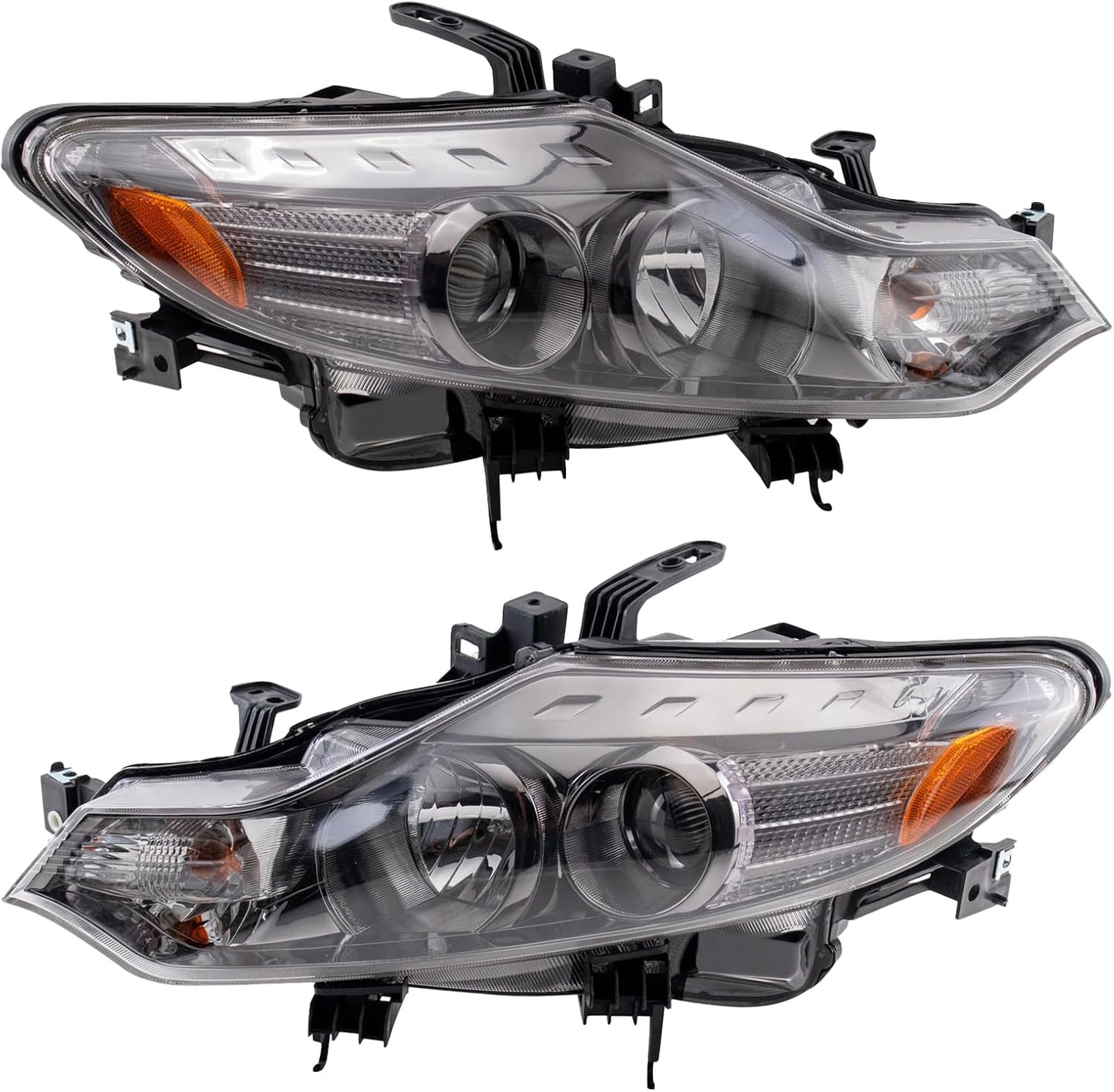 TRQ 2 Piece Headlight Assembly Set for Nissan Murano 2009-2014