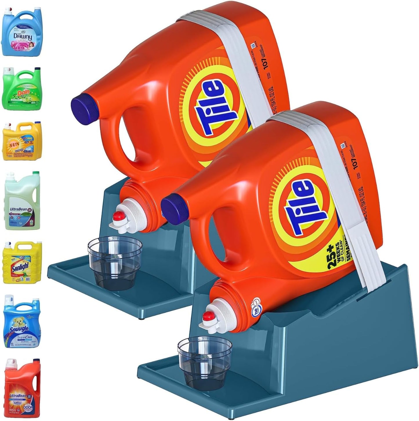 TidyFriend Liquid Laundry Detergent Holder Stand for Organization