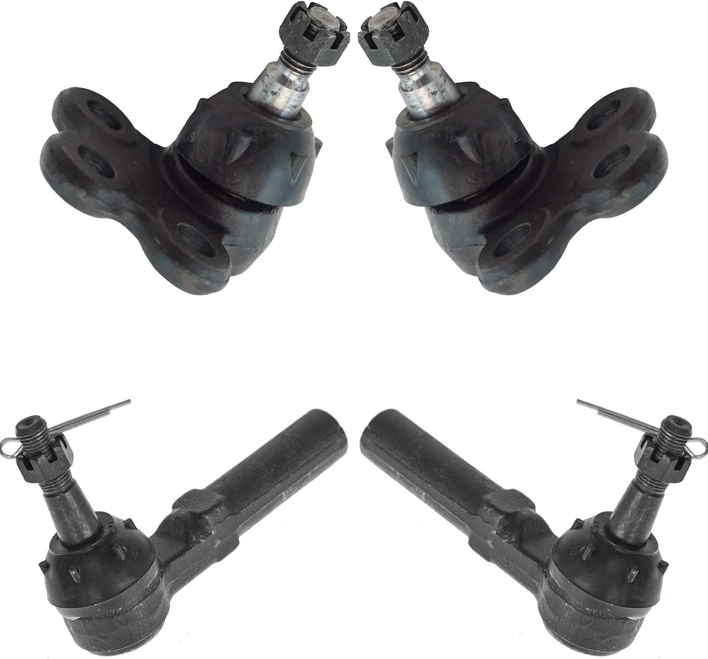 TRQ Steering & Suspension Kit Ball Joint Tie Rod for Vehicles