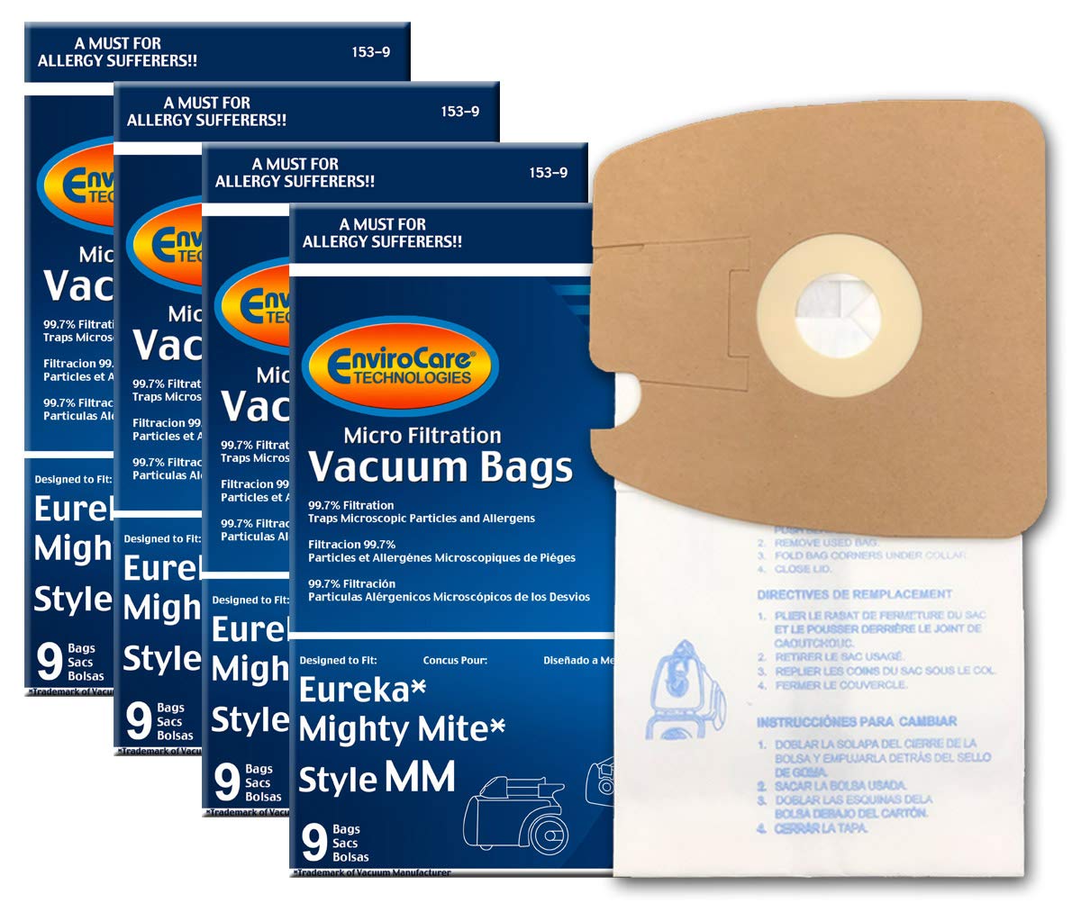 36 EnviroCare Dust Bags for Eureka Mighty Mite