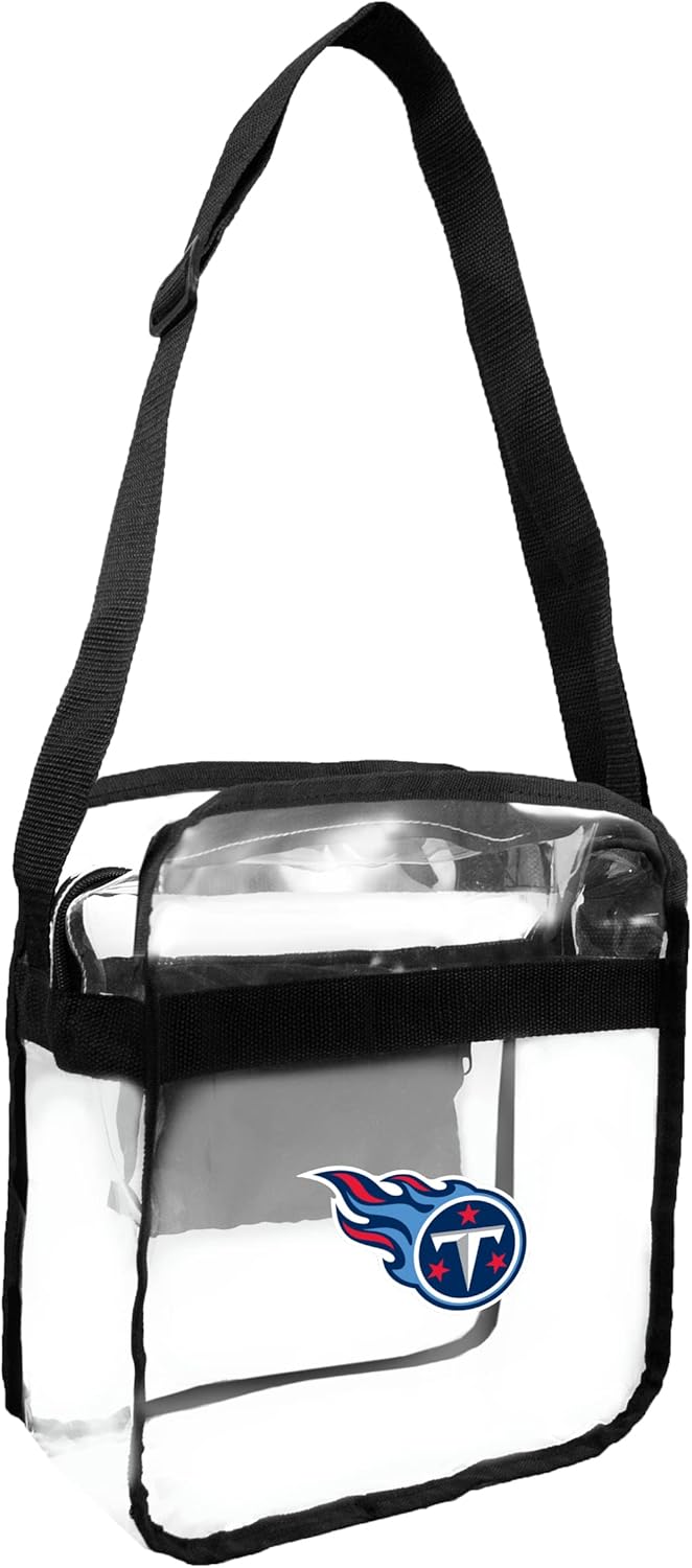 NFL Clear Carryall Crossbody Bag for Game Day Essentials