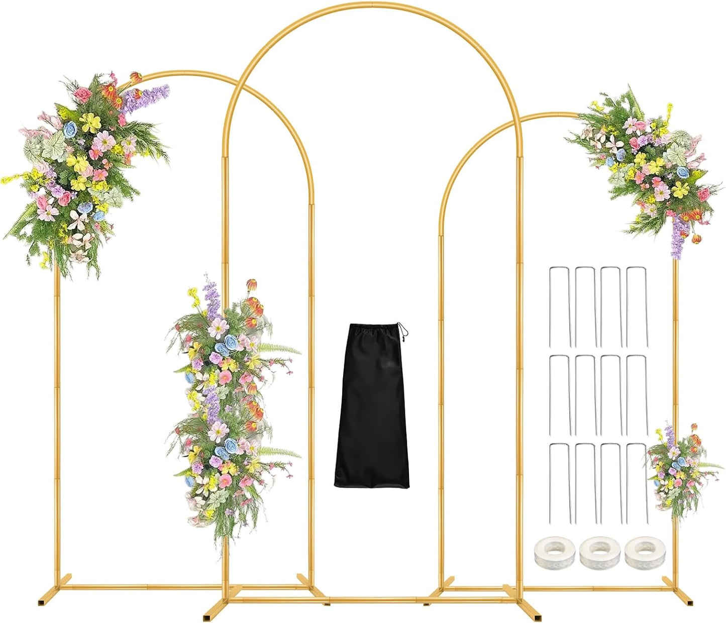 Sturdy Metal Balloon Arch Stand Kit for Stunning Events