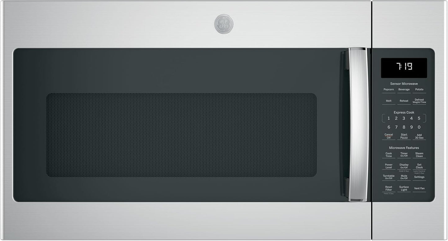 GE 30-inch Stainless Steel Microwave - Effortlessly Stylish!