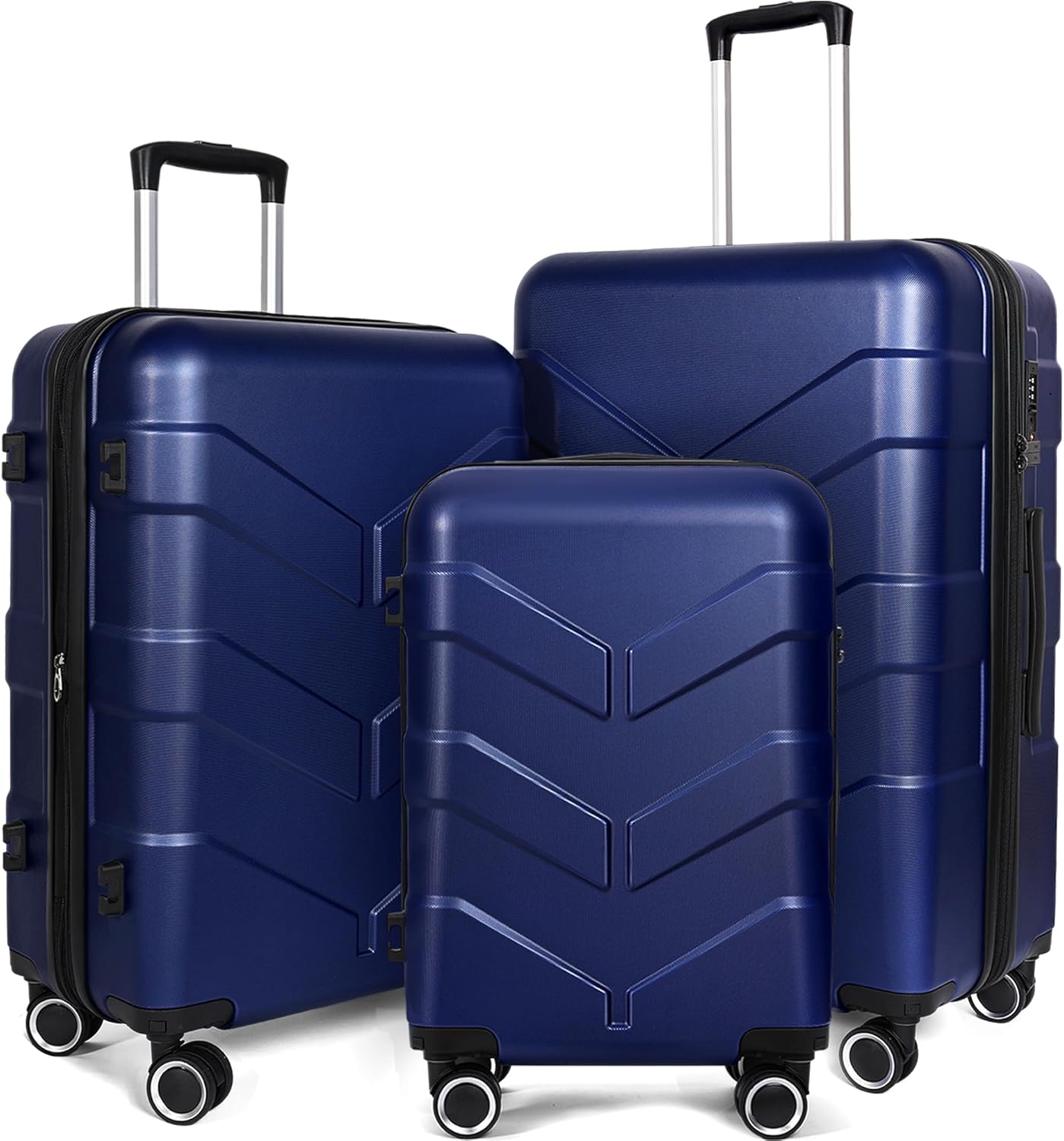 Luggage Sets 3 Piece with Spinner Wheel for Travel Convenience