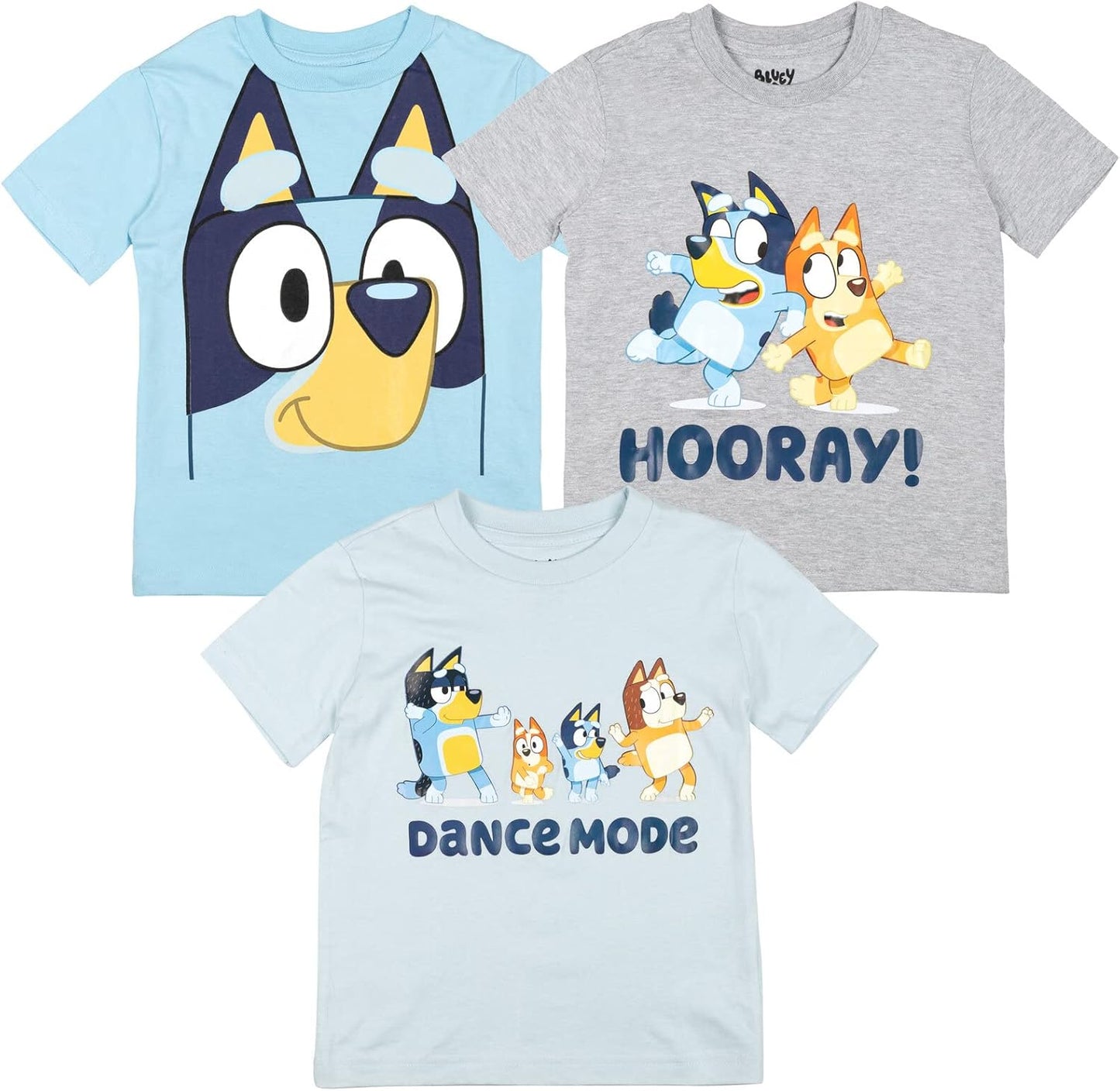 Ultimate Comfort: Bluey Bingo 3-Pack Graphic Tees