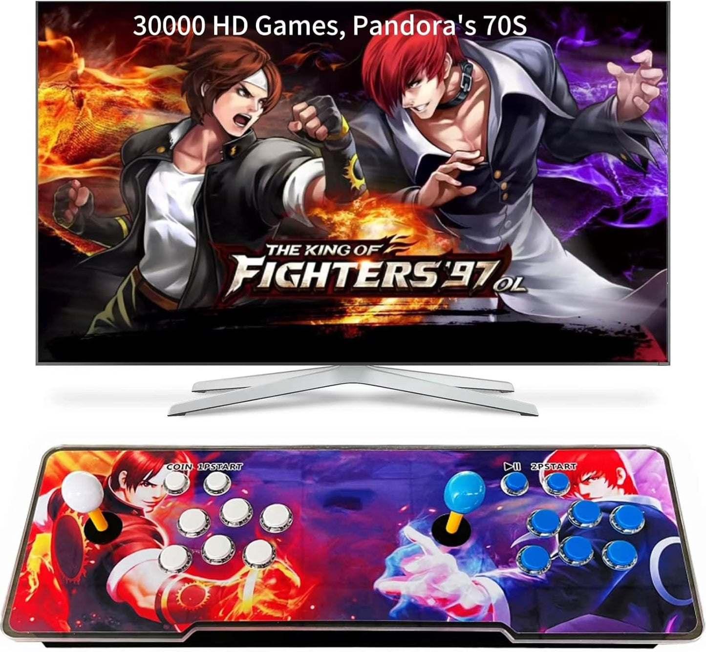 FVBADE 70S Pandora Box Arcade Game Console with 30000 Games
