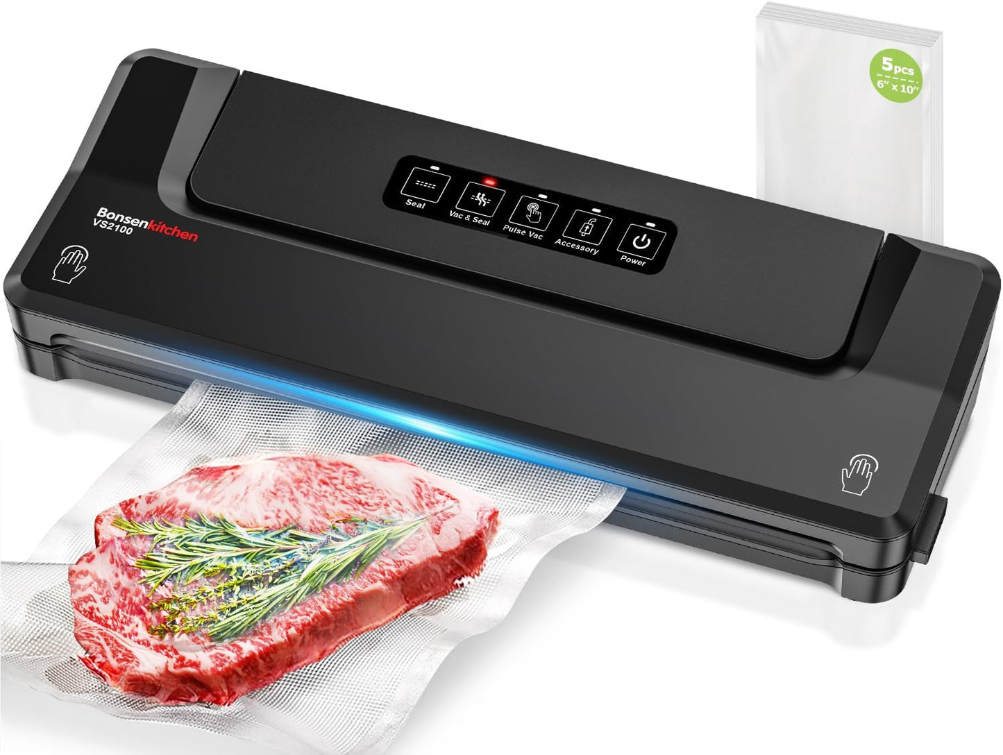 Bonsenkitchen Vacuum Sealer Machine for Efficient Food Storage