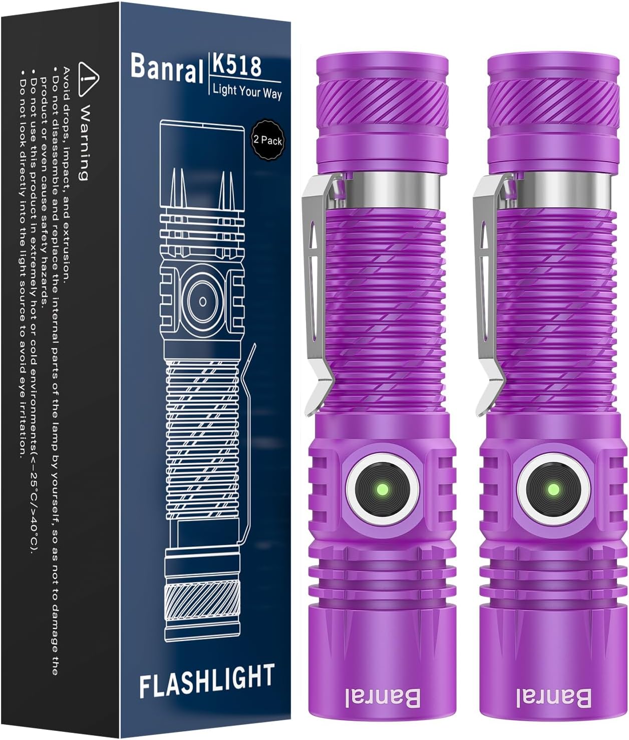 Rechargeable Tactical Flashlights with High Lumens for EDC Use