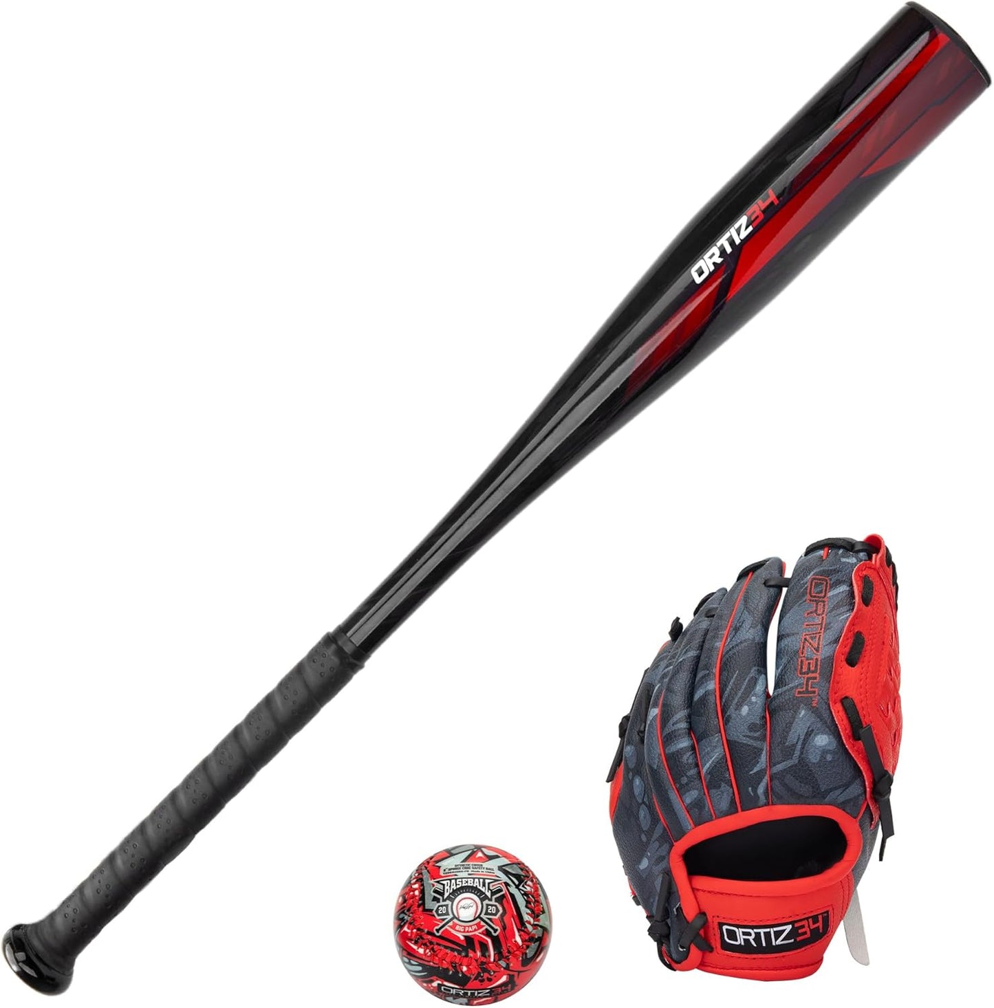 Youth T-Ball Set with 25in Aluminum Bat and Foam Core Ball