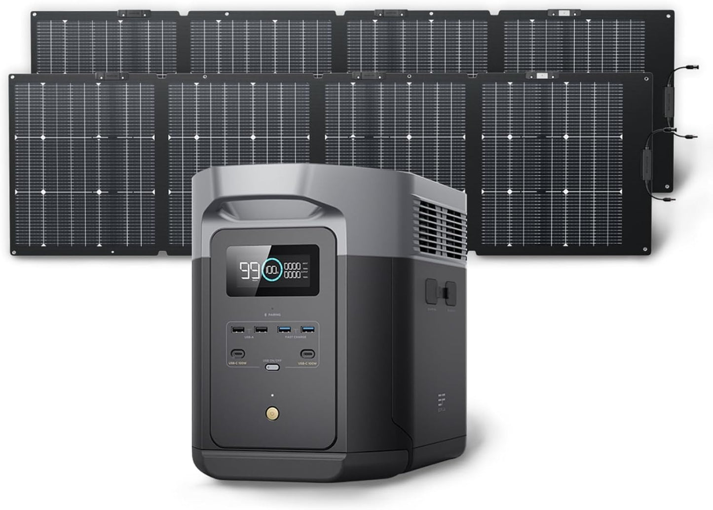 EF ECOFLOW Solar Generator: 2048Wh Fast Charging Power Station