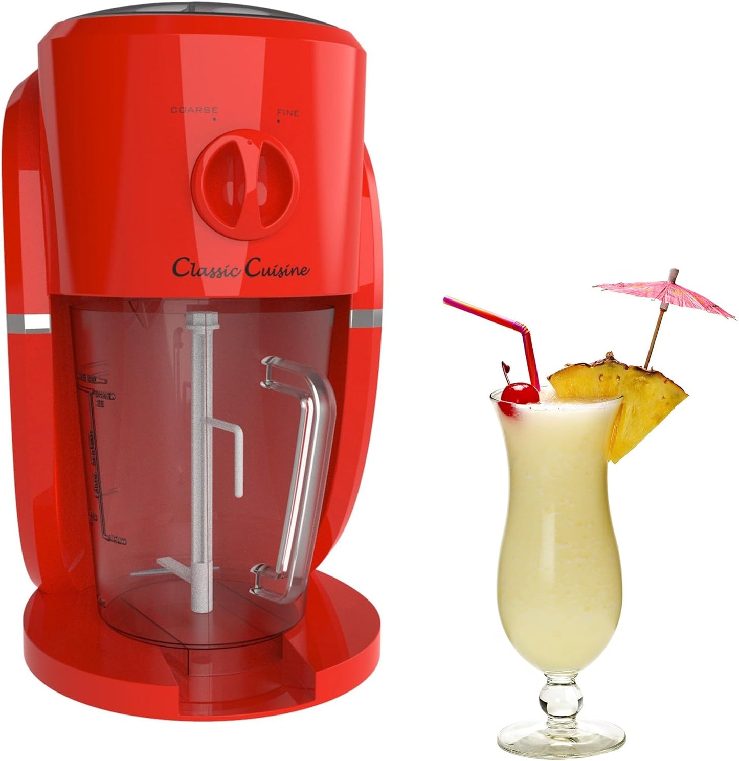 Ultimate Frozen Drink Maker - Mixer & Ice Crusher for Summer Fun by Classic Cuisine