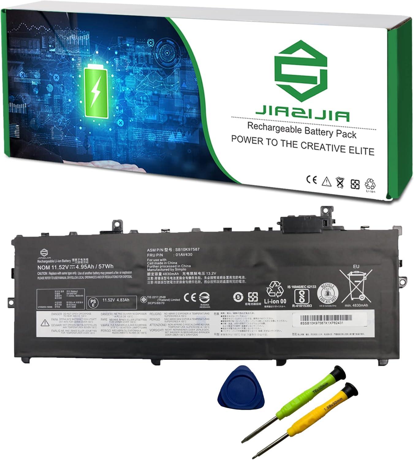 01AV430 Laptop Battery Replacement for Lenovo ThinkPad X1 Carbon