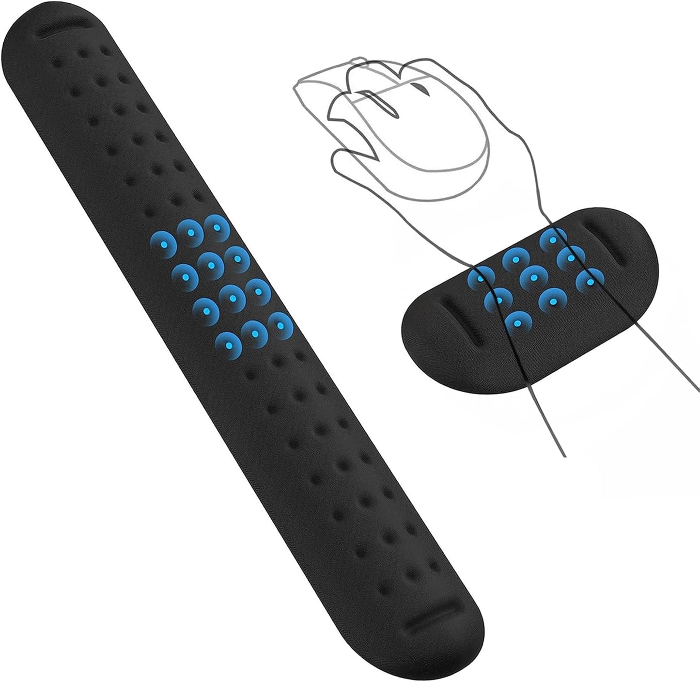 Lekvey Ergonomic Keyboard Wrist Rest - Pain Relief