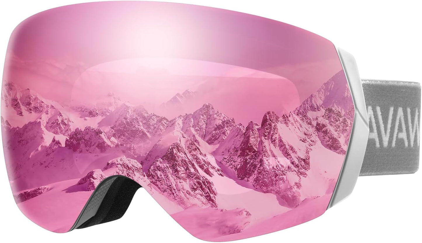 AVAWAY OTG Ski Goggles - Ultimate Eye Protection