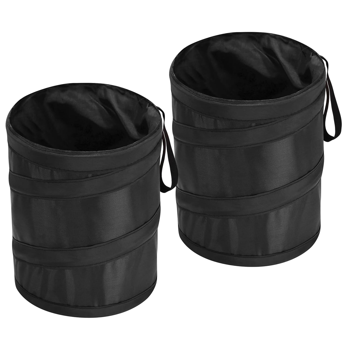 Ginsco 2-Gallon Car Trash Bin - Collapsible, Portable, 2-Pack!