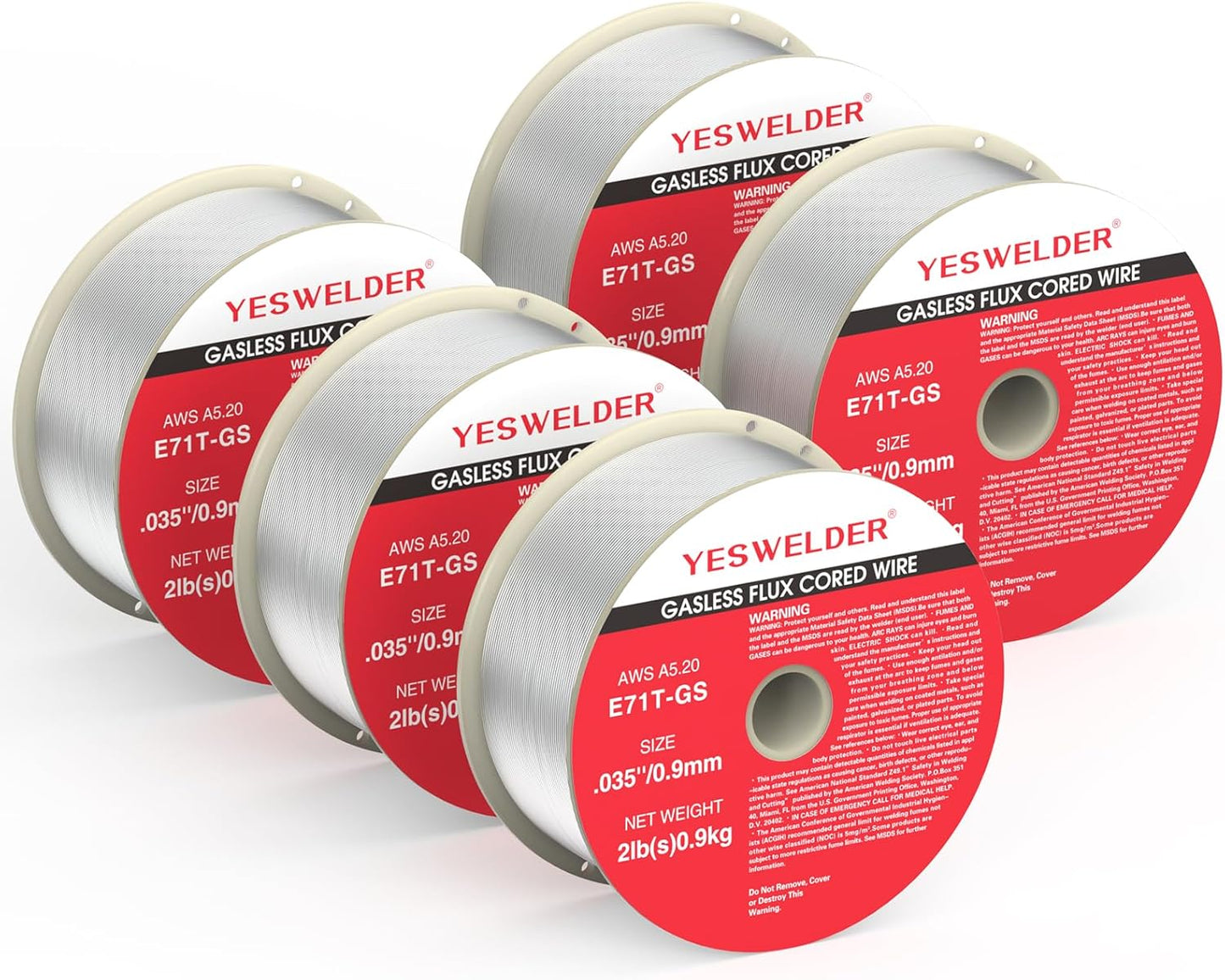 YESWELDER Flux Core Gasless MIG Wire for Exceptional Welding