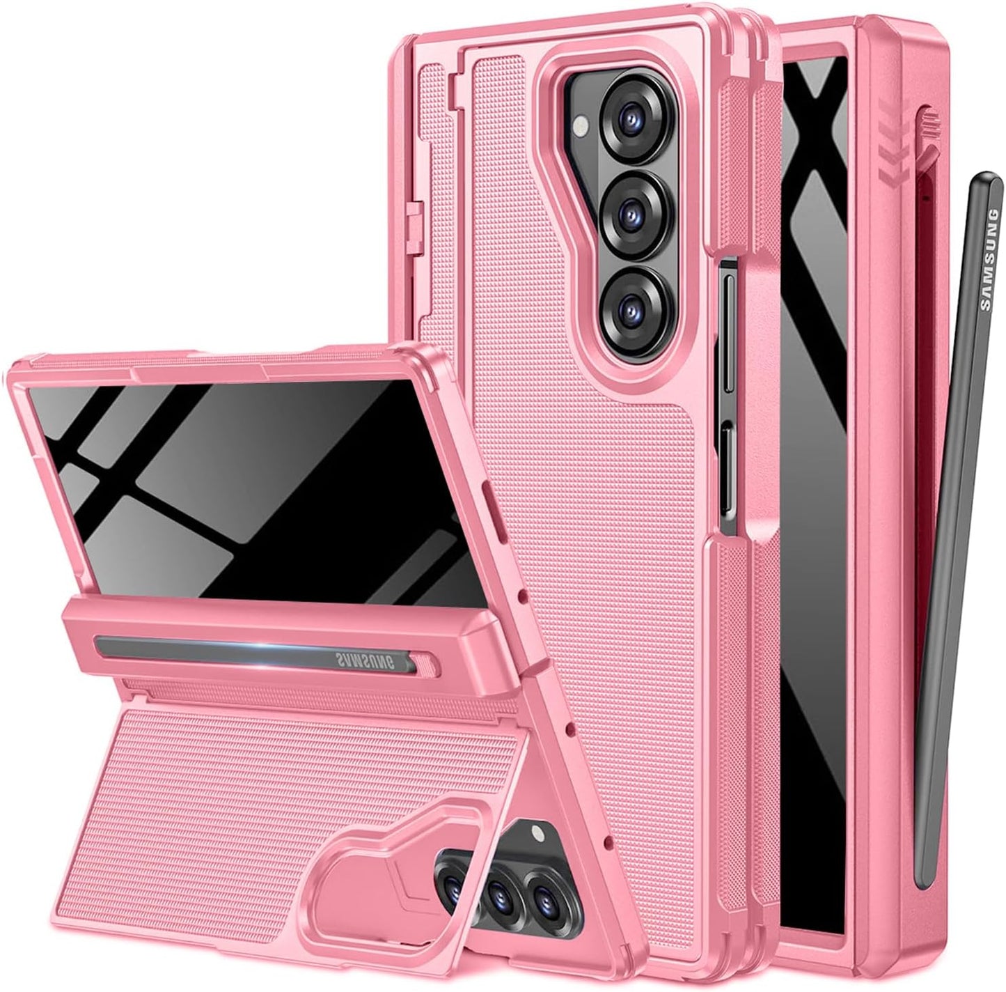 Samsung Galaxy Z Fold 6 Case with S Pen Holder & Kickstand