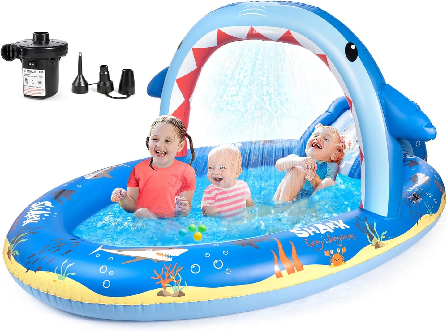 SULIFEEL Dinosaurs Inflatable Play Center for Backyard Fun