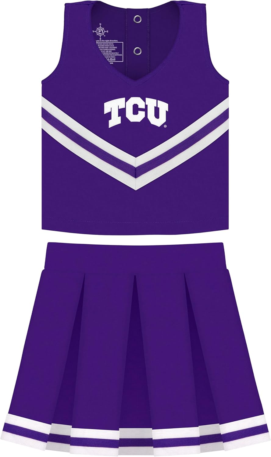 College Baby Youth Cheerleader Dress 3 Piece Set for Little Fans