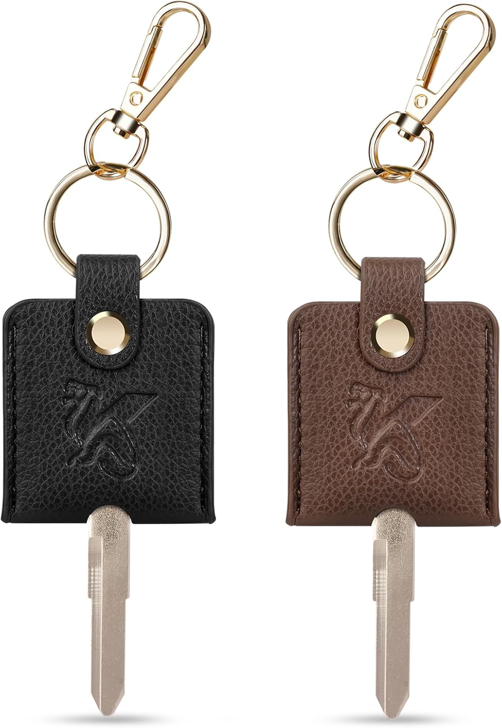 KARENSKEYS 2pcs Leather Key Sleeve Set