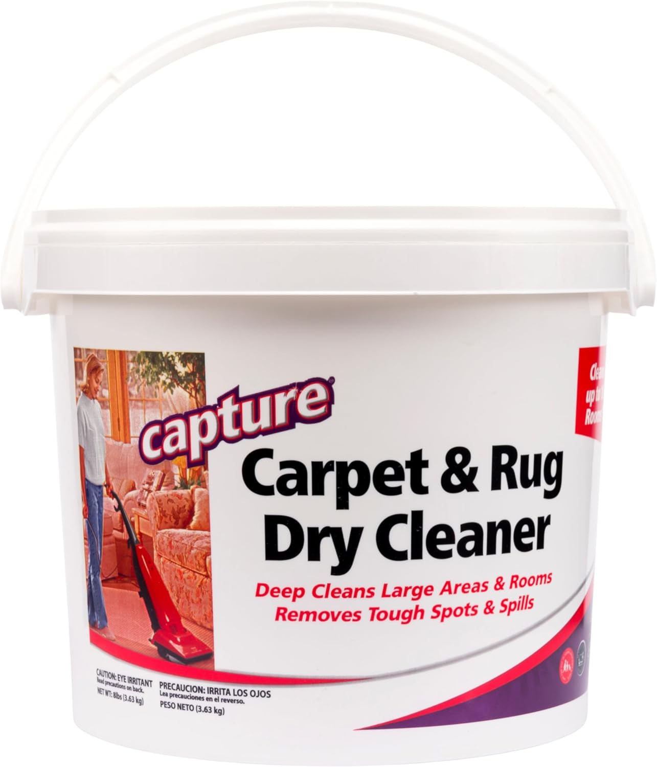 Capture Carpet & Rug Dry Cleaner - Powerful Odor Eliminator