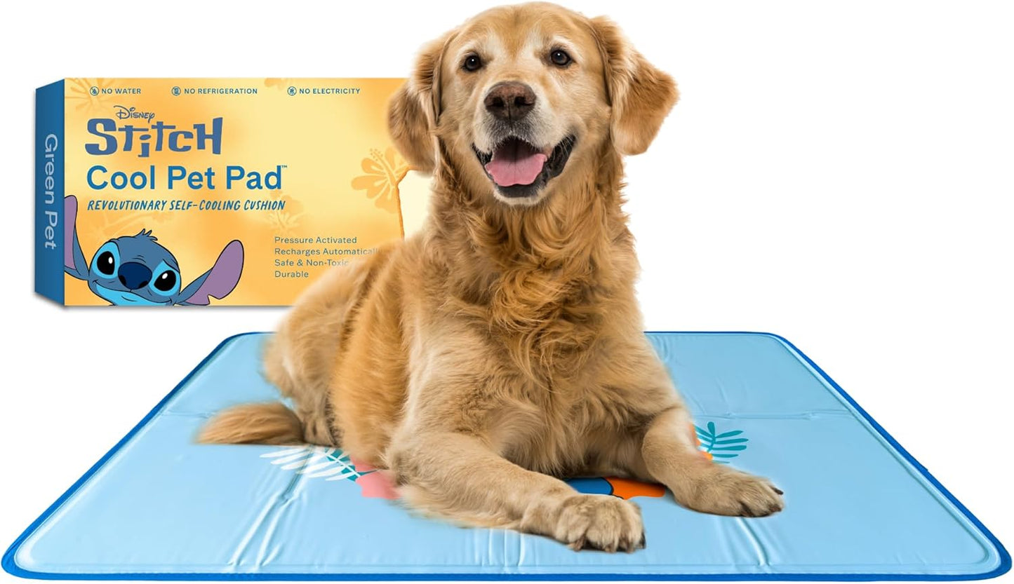 Cool Pet Pad for Dogs & Cats - Self-Cooling Disney Stitch Mat