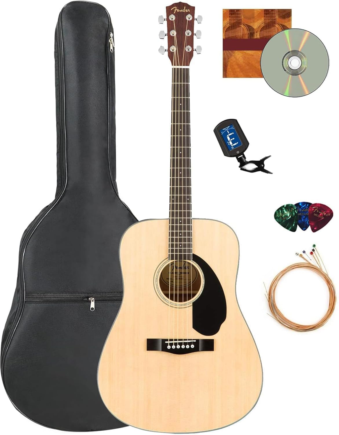 Fender CD-60S Solid Top Dreadnought Acoustic Guitar Review