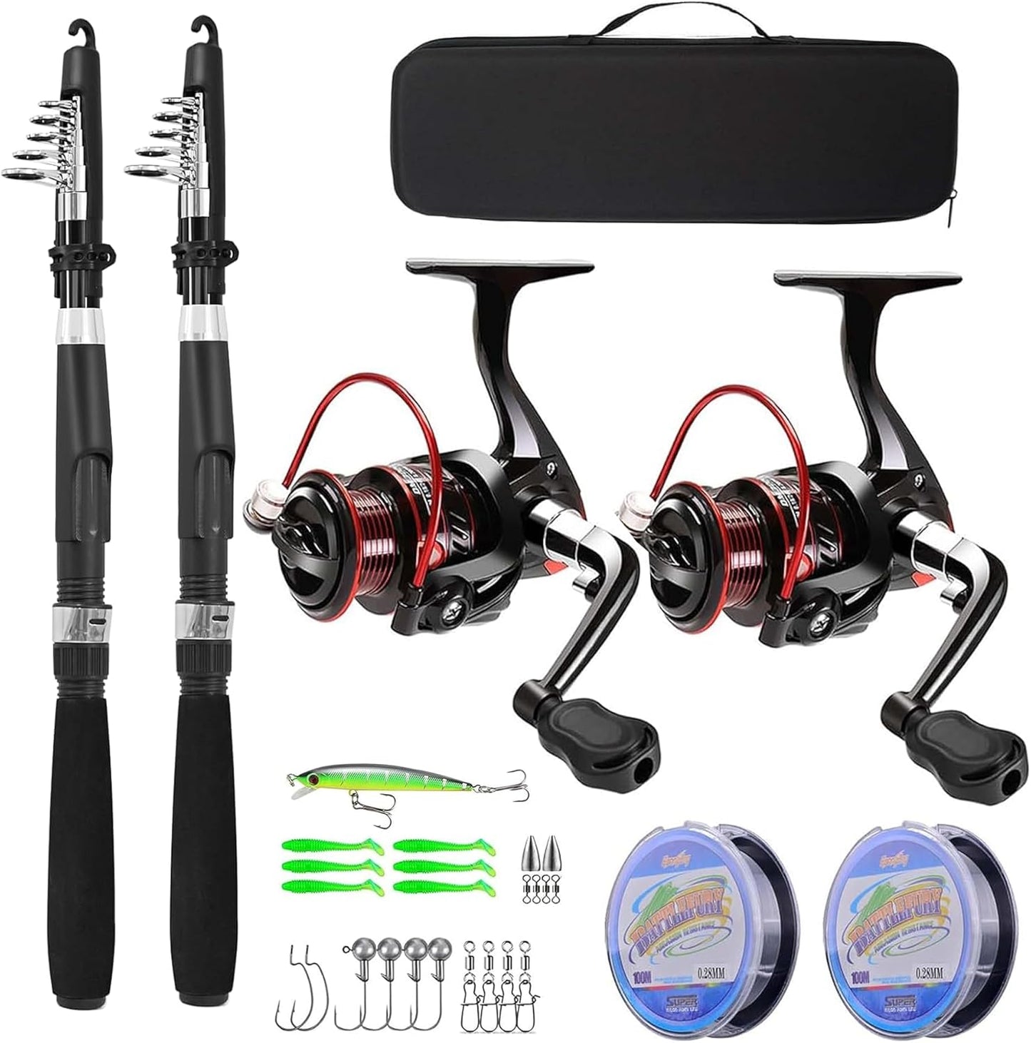 2-in-1 Collapsible Fishing Set