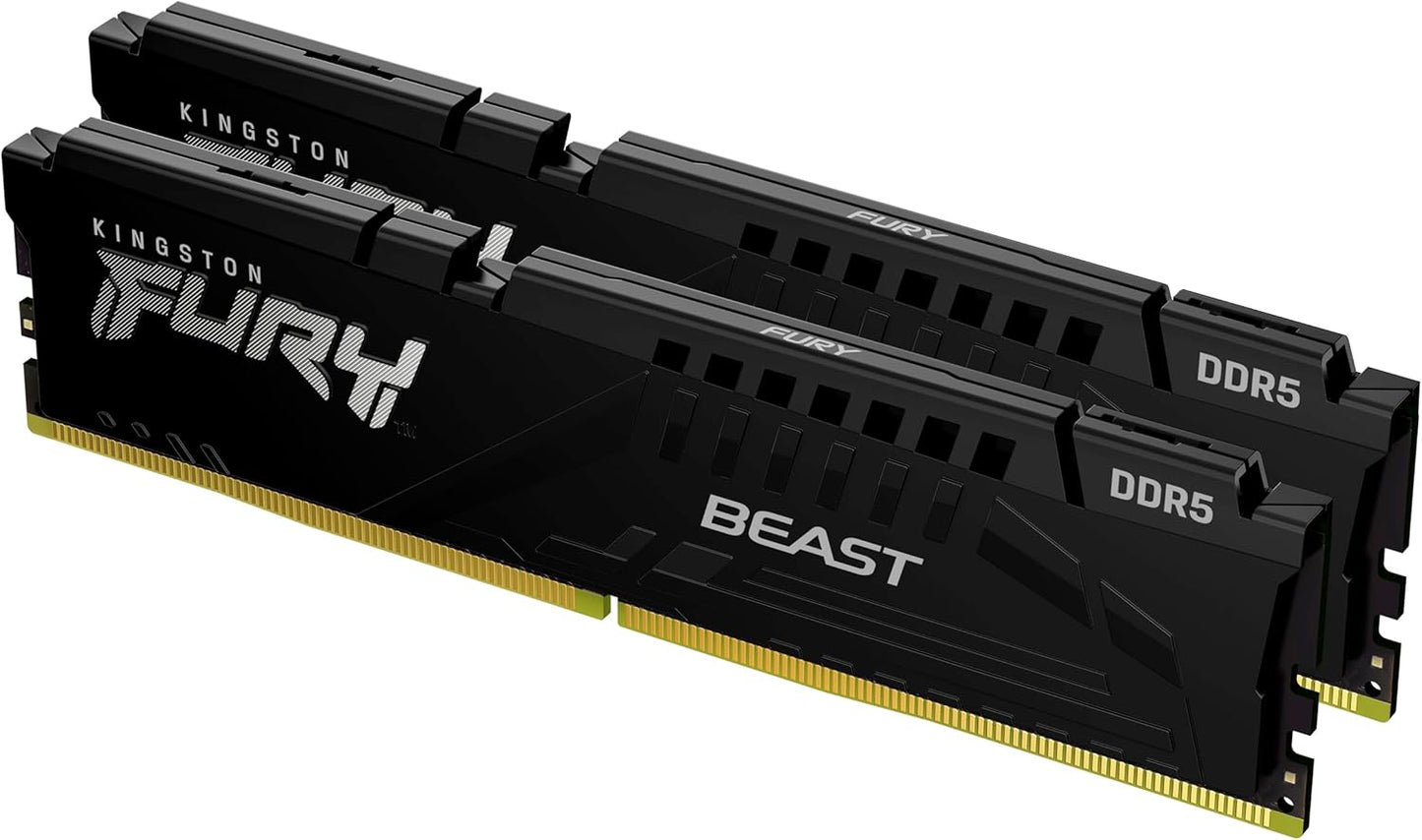 Kingston Fury Beast 64GB DDR5 Memory Kit for High Performance