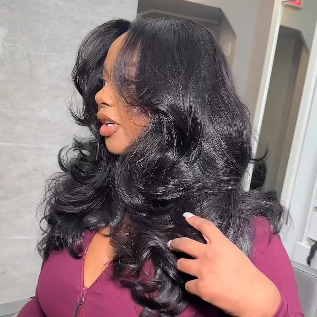 250 Density HD Body Wave Lace Front Wigs for Black Women