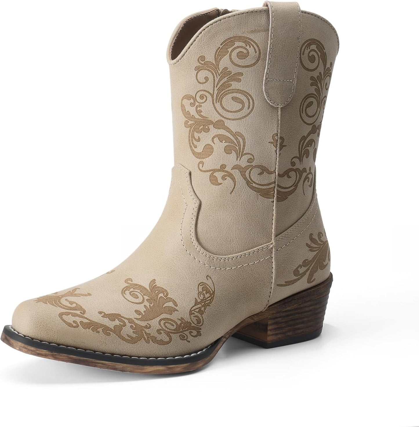 DREAM PAIRS Women's Cowboy Ankle Boots for Stylish Adventures