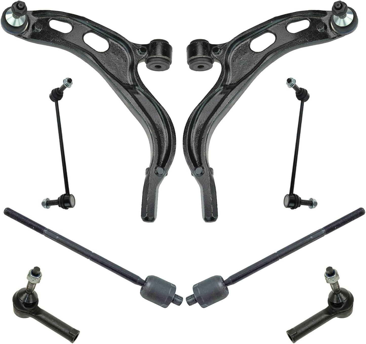 TRQ Front Steering & Suspension Kit for Ford Flex Taurus MKS